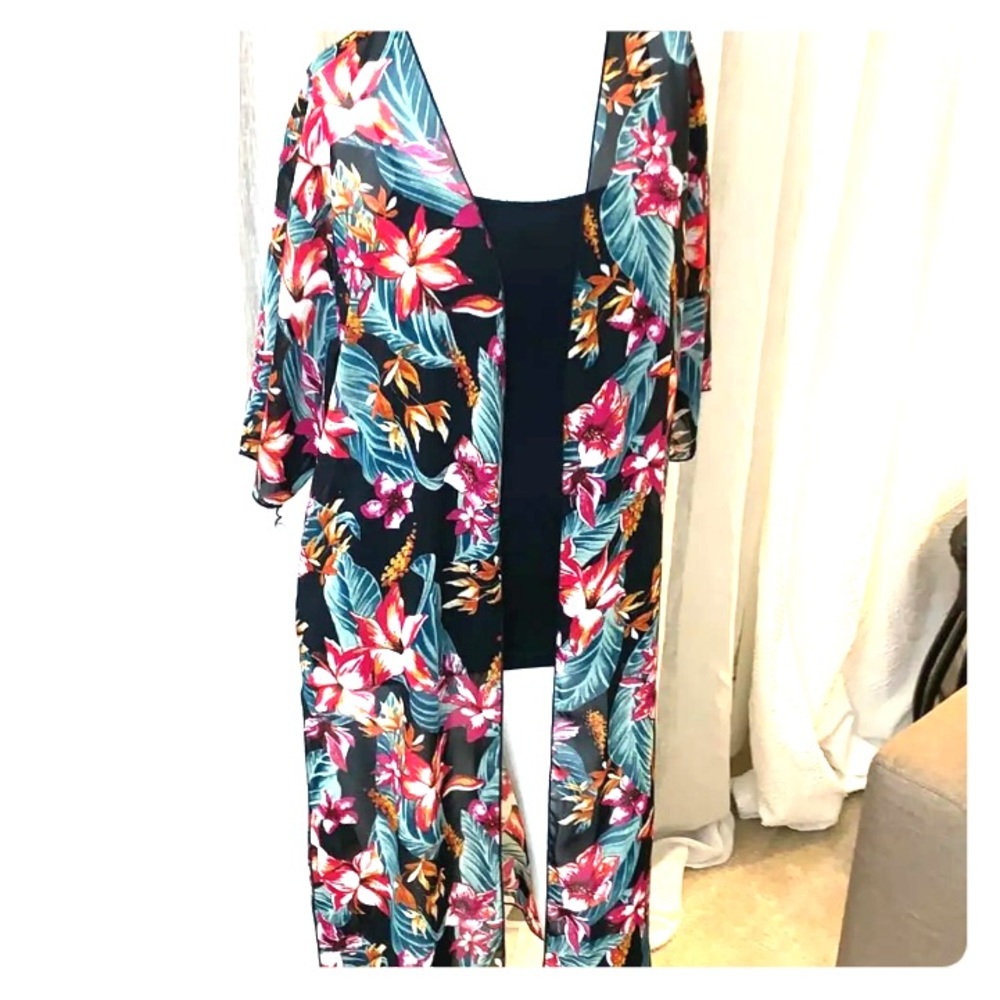 Floral Kimono Style Duster